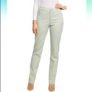 Women’s size 12 Gloria Vanderbilt light green/grayish green Amanda trouser pant